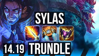 SYLAS vs TRUNDLE MID  Dominating  EUW Challenger  1419 [upl. by Imaj]