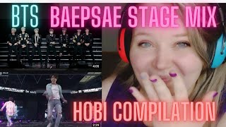 🫠🔥 REACTION to BTS BAEPSAE STAGE MIX ✨ amp HOBI FOCUS 🫣👀 [upl. by Galligan]