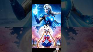 Elsa  Iron Man vs Sailor Moon Shadow Spider Man Joker Super Man [upl. by Nerb]