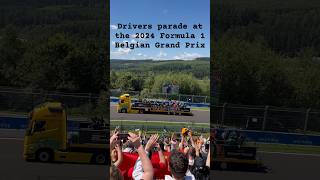 Drivers parade at the 2024 Formula 1 Belgian Grand Prix [upl. by Enahs]