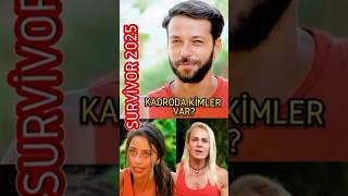 SURVİVOR 2025 KADRODA KİMLER VAR survivor2025 survivorallstar2025 survivor acunılıcalı tv8 [upl. by Pulchia]