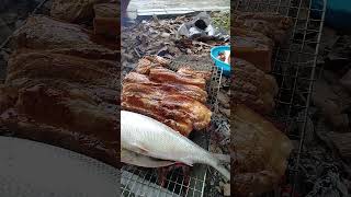 Grilled pork belly [upl. by Bearnard]