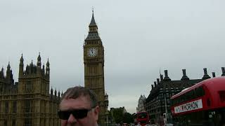 Big Ben chiming from Westminster Bridge [upl. by Farlee]