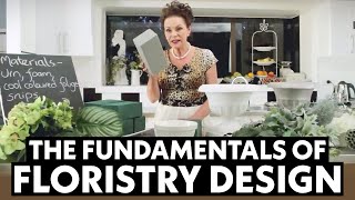 The Fundamentals of Floristry Design Tutorial [upl. by Krystalle]