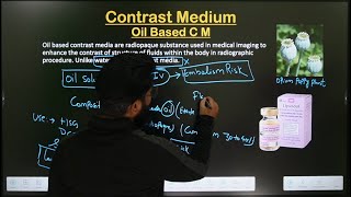 Oil Based Contrast Media  Part 5  In Hindi  Radiology Contrast Media [upl. by Dowell]