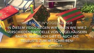 Vogelhaus selber bauen  basteln mit Kindern  DIY [upl. by Derfiniw470]