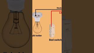 Bed switch wiring electrical bed switch wiring viral youtubeshort reels [upl. by Anyar]