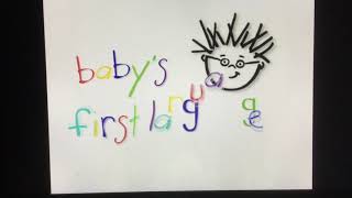 Baby Einstein  Baby’s First Language 2022 Opening Title Card Animation [upl. by Neelahtak]