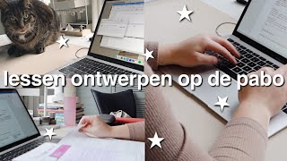 zo ontwerp ik mijn lessen voor stage  PABO [upl. by Aible122]