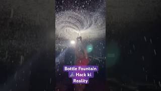 instagram trending water bottle reel hack  bottle fountain hack Fail or pass shorts instatrending [upl. by Erdnoed]