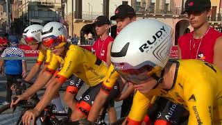 1 Tappa  Giro del Veneto Juniores  Padova  Padova TTT [upl. by Lennahs]