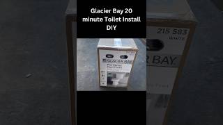 Toilet Install  DIY  Glacier Bay  20 Minute DIY [upl. by Ecidnarb]