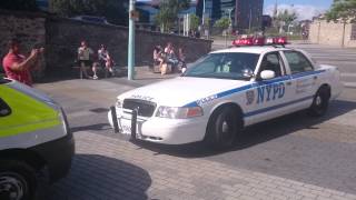 NYPD Vs Devon amp Cornwall Police Siren Battle [upl. by Namas651]