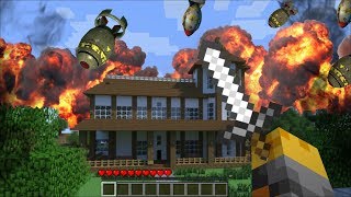 Minecraft NUKE MOD  DESTROY AND SURVIVE WORLD APOCALYPSE WITH NUKES Minecraft [upl. by Ettelohcin]