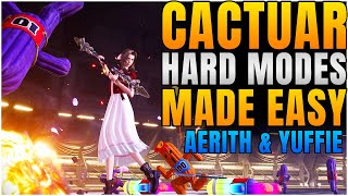 FF7 Rebirth  Cactuar Crush Hard Mode Guide Aerith amp Yuffie [upl. by Chenee135]