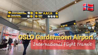 Transit OSLO Gardermoen Airport  SAS Scandinavian Airlines Connecting Flight [upl. by Alonzo]