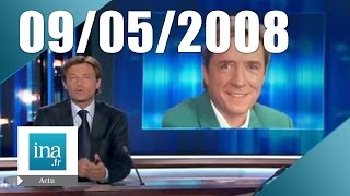 20h France 2 du 9 mai 2008  Pascal Sevran est mort  Archive INA [upl. by Llednov16]