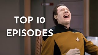 TOP 10 Star Trek Episodes About Data [upl. by Gone]