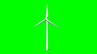 wind turbine  green screen effects  free use [upl. by Sucramal]