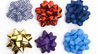 How To Make Bows For Gifts  Diy Gift Bows [upl. by Samford]