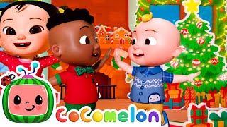 Deck the Halls  Nonstop CoComelon Christmas Nursery Rhyme  Moonbug Kids  Color Time [upl. by Enelyar]