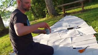 How to make a sailing canoe in a minute [upl. by Jenne]