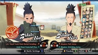 Mod Shikaku Nara and Shikamaru Nara Road to Boruto Naruto Storm 4 [upl. by Rochemont]