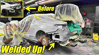 My Wrecked 2024 BMW M4 Comp Is FINALLY Rebuilt Time for Paint [upl. by Legyn]