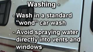 Wash amp Wax The Exterior Shell of Your Scamp Trailer [upl. by Legna]