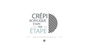 Crépi Acrylique  Étape Par Étape [upl. by Ahsiela]