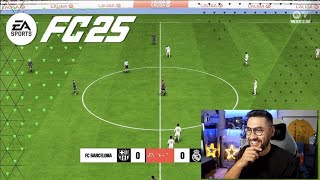 PLAYING FC 25 FULL GAME REAL MADRID vs BARCELONA Review  NEW Graphics Gameplay amp Tactics [upl. by Nnail887]