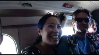 Mandy Watanabe  Tandem Skydiving at Skydive Elsinore [upl. by Avlem]