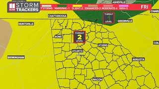 Tracking severe weather threat to north Georgia  Live update [upl. by Sarina906]