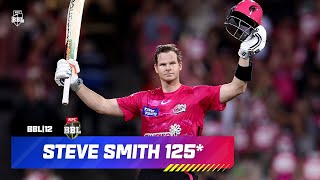 Massive Steve Smith BBL Century  125 From 66  BBL12 [upl. by Teerprah813]