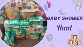 BABY SHOWER HAUL Second time mom of 2 under 2 [upl. by Zohar630]