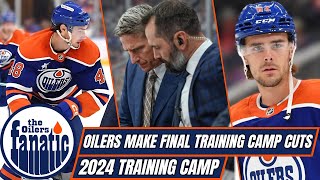 Edmonton Oilers News  FINAL Training Camp Cuts Announced [upl. by Lissie171]