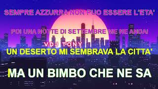 IO VAGABONDO REMIX KARAOKE VDJ TONY MASTER [upl. by Yelbmik]