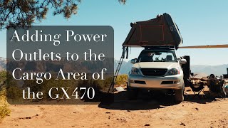 GX470 Tips  Easy way to add Power Outlets to the cargo area [upl. by Bartlet]