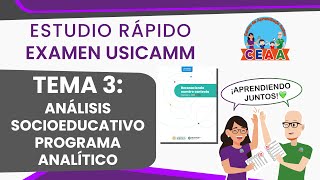 CEAA ESTUDIO RÁPIDO 3 Fascículo 1 MEJOREDU Programa Analítico [upl. by Nani502]