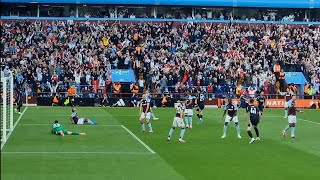 ARSENAL AWAY FANS GO CRAZY Aston villa vs Arsenal vlog [upl. by Gnouv]