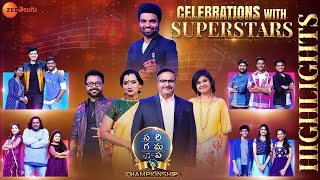 SAREGAMAPA CHAMPIONSHIP Celebration with Superstars HIGHLIGHTS  Sundays 9 PM  Zee Telugu [upl. by Huxley591]