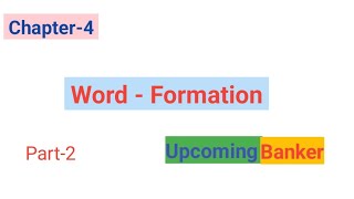 WordFormation  Reasoning  Upcoming Banker  Ugandhar sir [upl. by Uwton266]