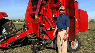 Massey Ferguson 1745 Round Baler [upl. by Eatnohs]