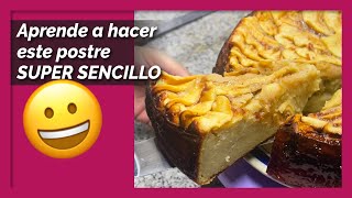 Tarta de Manzana 🍎 Receta super sencilla  Recetas de postres faciles [upl. by Domash]