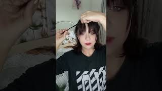 Cute and Easy hairstyles with bangs  1 hair hairstyle haistyles [upl. by Uhsoj]