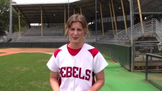 Riverside infielder Hailey Tassin is named Small Schools Softball Player of the Year [upl. by Skilken545]