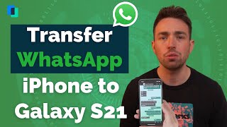 How to transfer WhatsApp chats from iPhone to androidSamsung Galaxy S215 Methods [upl. by Earas]