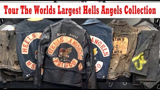 Tour Of The Worlds Largest Hells Angels Collection [upl. by Rinna515]