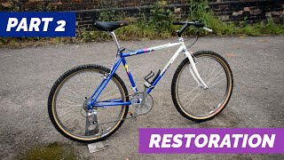 1989 Specialized Rockhopper Comp  Mountain Bike Restoration  Part 2 [upl. by Avigdor]