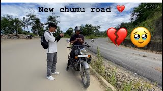 KohimaDimapur Road  New Chumu  Poor Road For Riders 💔🙂 Nagaland  India [upl. by Romeon359]